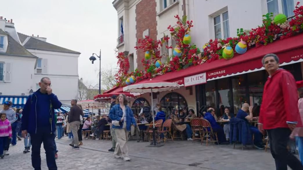 Fete de la vendange au quartier historique de Montmartre